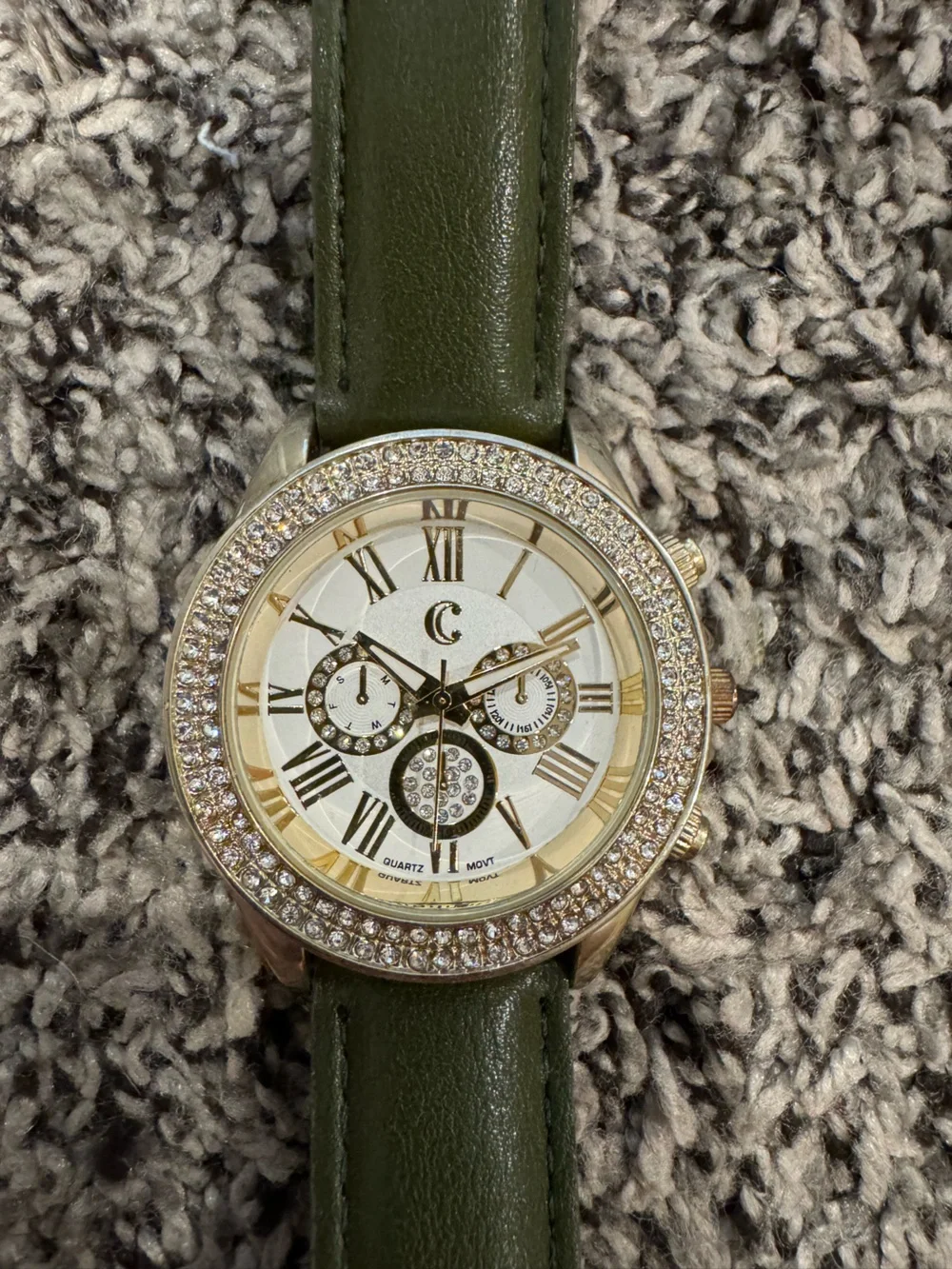Charming Charlie Olive Green Watch